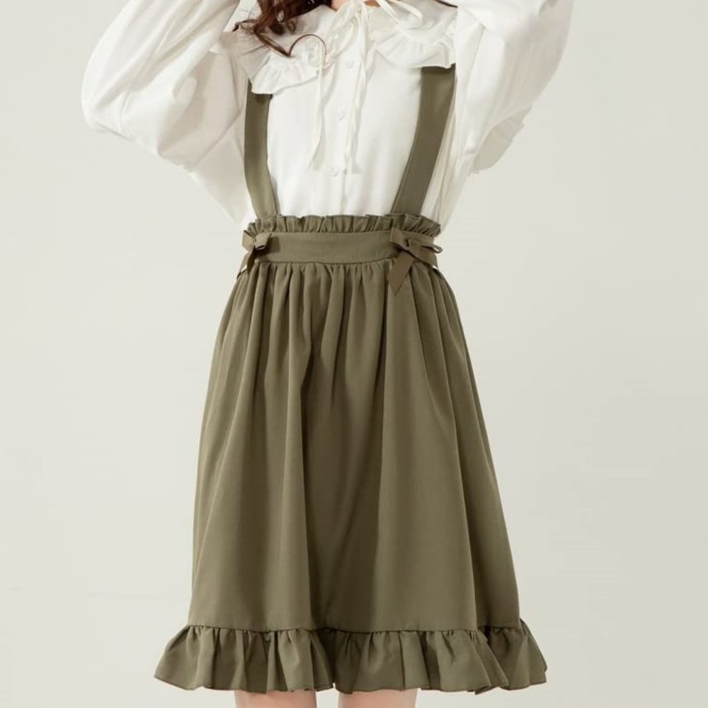 Packticute Suspender A-line Skirt size M (see comments)